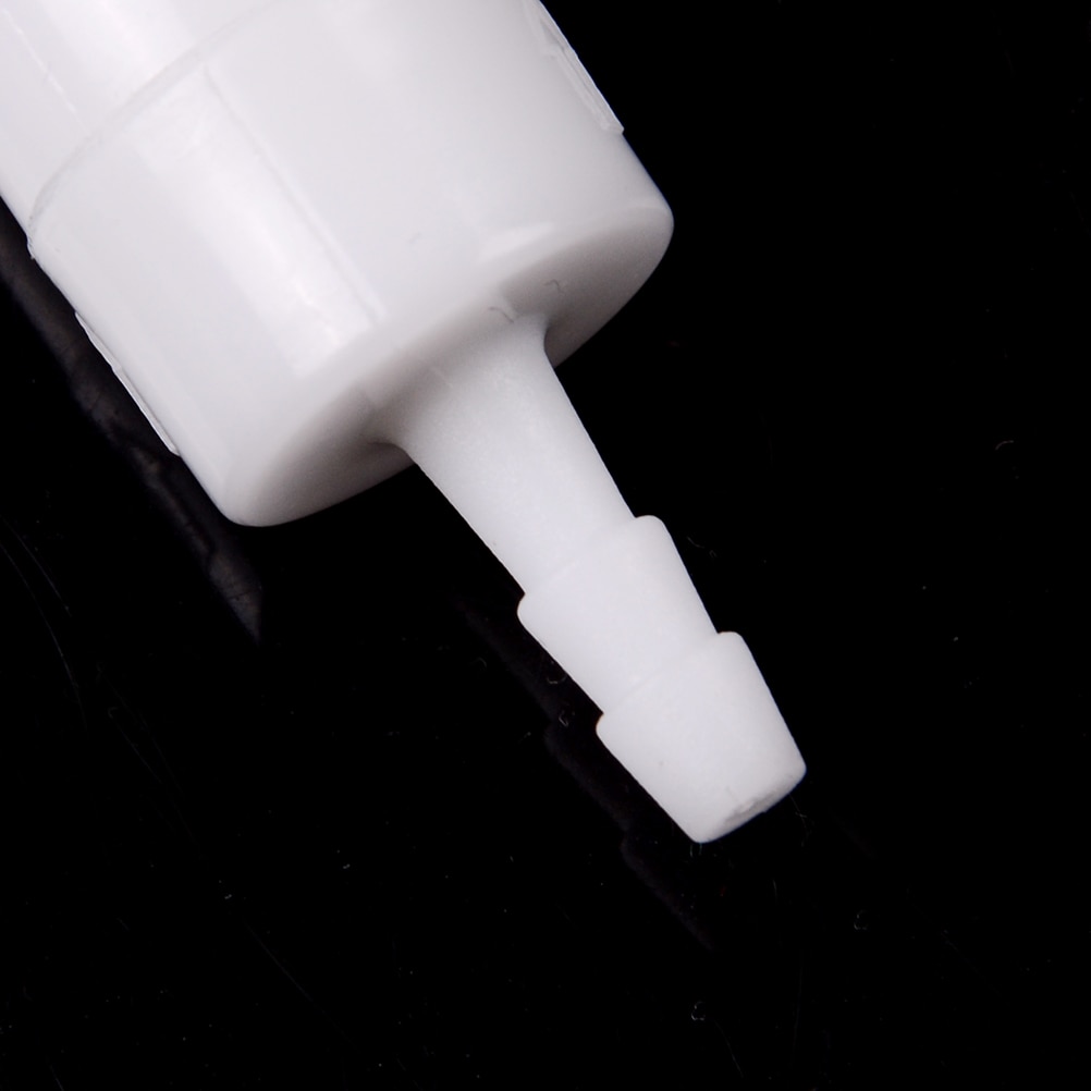 1 sztuk biały 4mm/6mm/8mm/10mm/12mm plastikowe jeden sposób Inline zawór zwrotny paliwa gaz ciekła woda