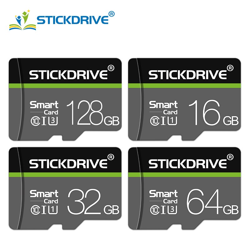 Minneskort tarjeta sd-kort 128gb 64gb klass 10 höghastighets micro  sd 32gb 16gb mini tf-kort 8gb minneskort