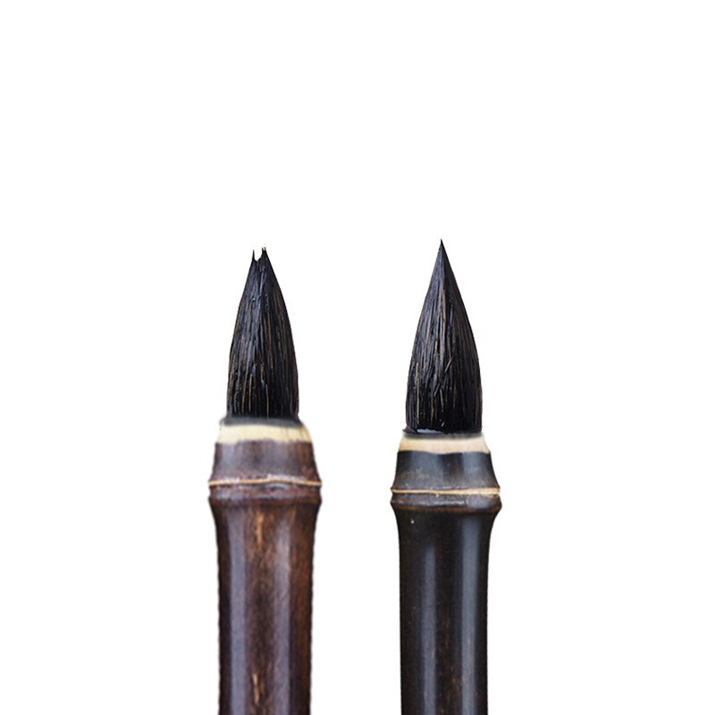 Calligraphy Brush Chinese Horse Stone Badger Hair Painting Brush Pen Adult Small Regular Script Huzhou Calligraphy Writing Brush