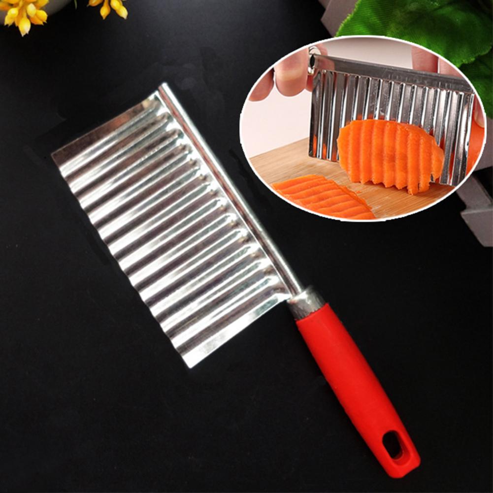 Zig Zag trancheur de frites, coupe-légumes pratique, couteau ondulé pratique, pour Restaurant