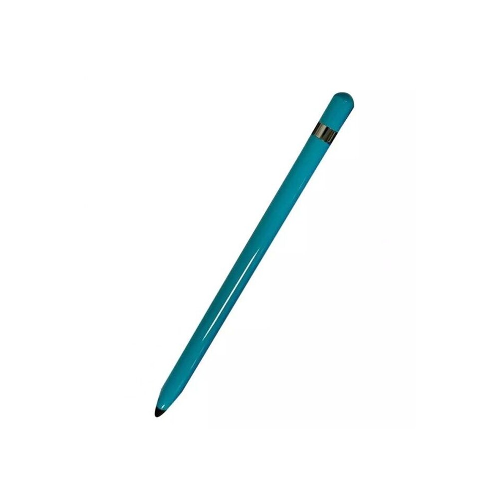 Dual Heads Stylus Tablet Smartphone Stylus Pen Universele Vervanging Zachte Penpunt Schrijven Tekening Capacitieve Touchscreen Potlood: Sky Blue