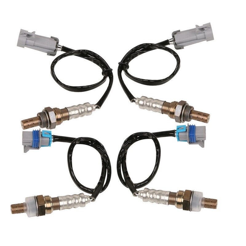 4X O2 Zuurstof Sensor 213-4229, 213-3866 Voor Chevy Silverado Gmc Sierra V8: Default Title