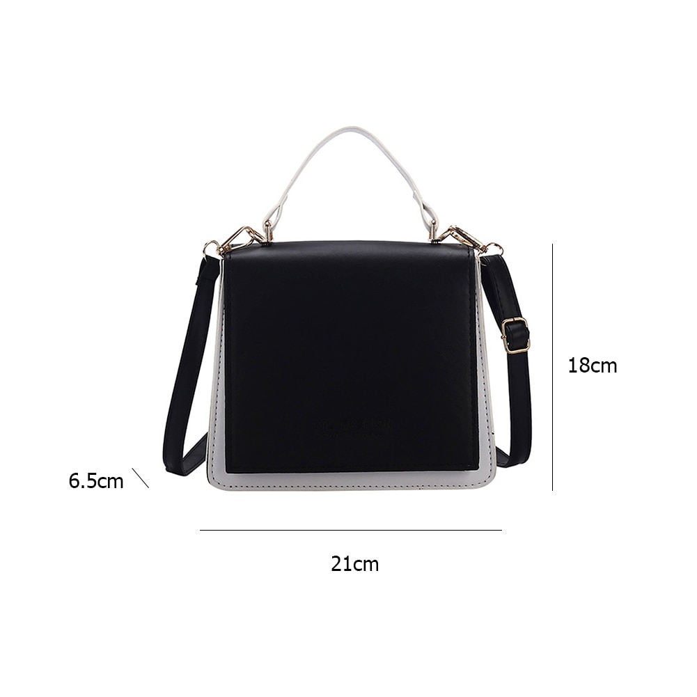 Bolso de hombro para mujeres jóvenes, Simple, versátil, a la , Color de , PU, bolso de hombro para mujeres, bolso cruzado Simple