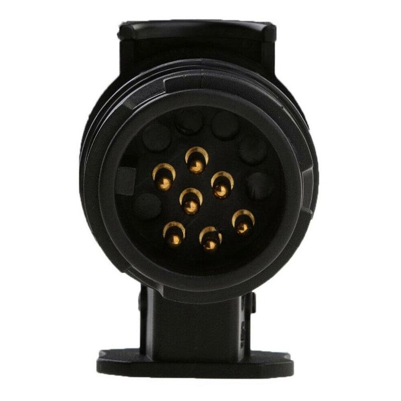Durevole 13 a 7 Pin adattatore spina connettore rimorchio 12V gancio di traino spine impermeabili adattatore presa proteggi connettore: Default Title