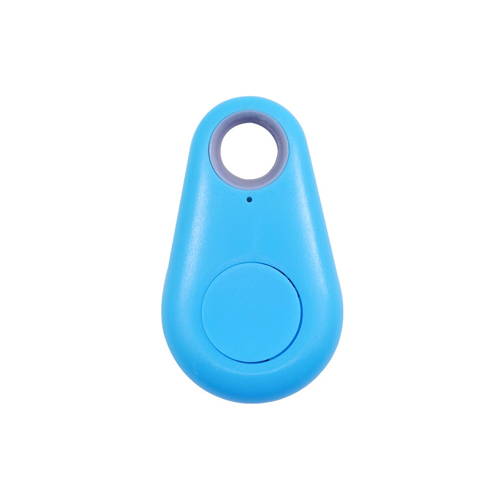 Mini Anti Verloren Alarm Brieftasche Keyfinder Clever Schild Bluetooth Tracer GPS Lokalisierer Keychain Haustier Hund Art Itag Tracker Schlüssel Finder: Blau