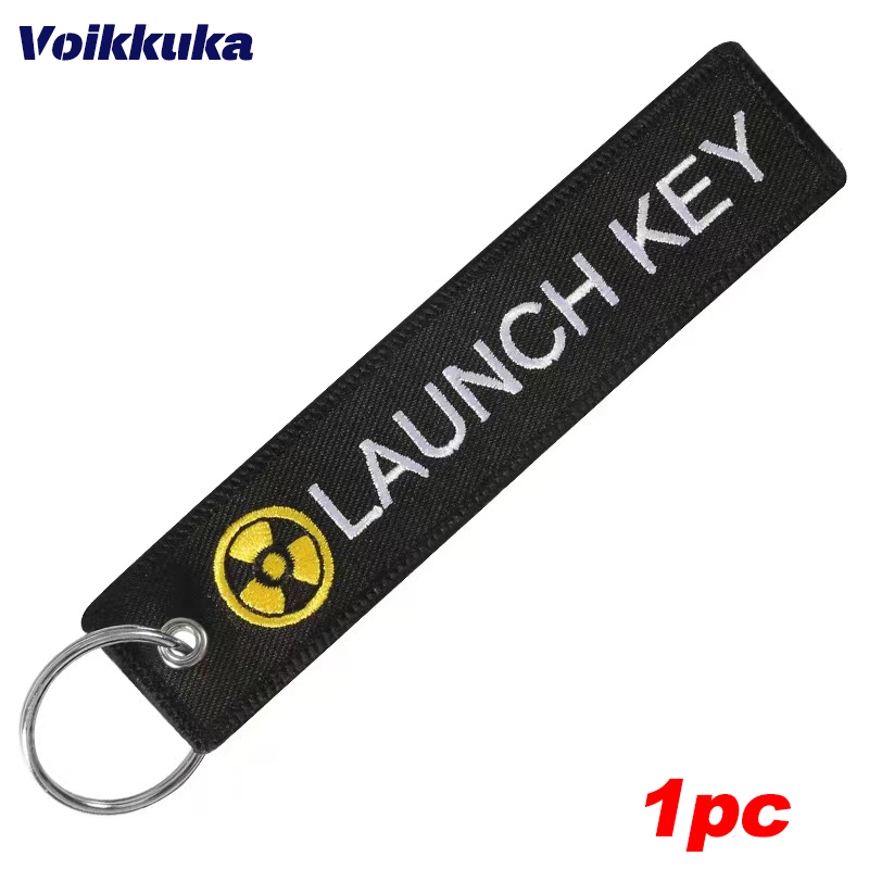 LLavero de aviación, bolsa médica Top Gun Maverick, bordado de ambos lados, etiqueta para coche, accesorios para llaveros, colgante para mochila, 1 ud.: Gris