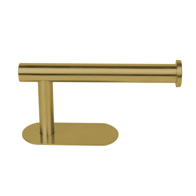 Free Kitchen Roll Paper Accessory Wall Mount Toilet Paper Holder Stainless Steel Bathroom Tissue Towel Accessories Rack Holders: 16x8cm golden
