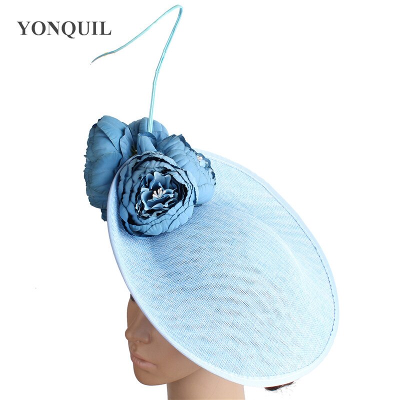 Grands chapeaux élégants fascinants pour femmes, chapeaux décoratifs pour fête de mariage, photographie, accessoires pour cheveux