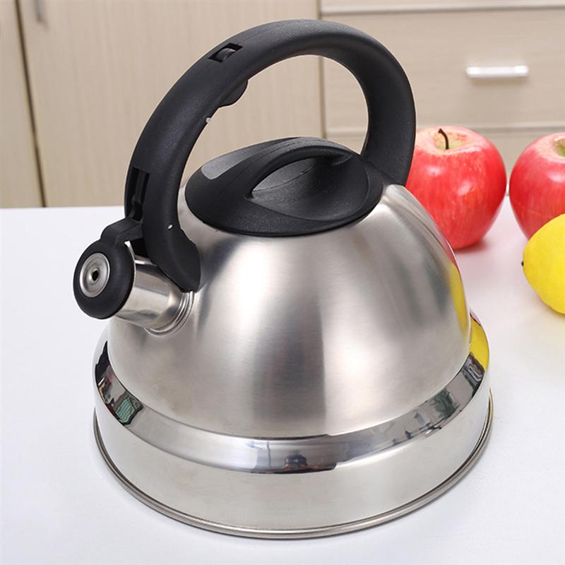 3L Stainless Steel Water Kettle Boiling Kettle Thickened Bottom Whistling Kettle