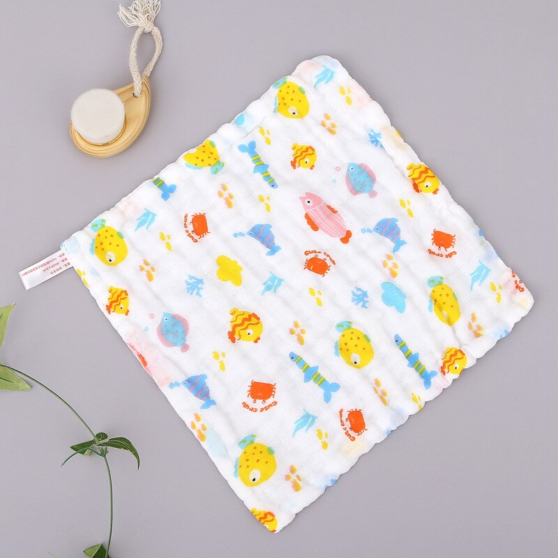 Serviette absorbante pour bébé, mouchoir pour -né, 1 pièce: fish