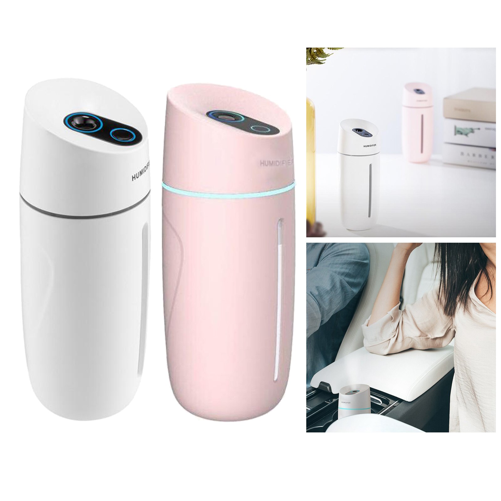 Humidifiers 260ml Humidifier Air Purifier Whisper Quiet Humidifier