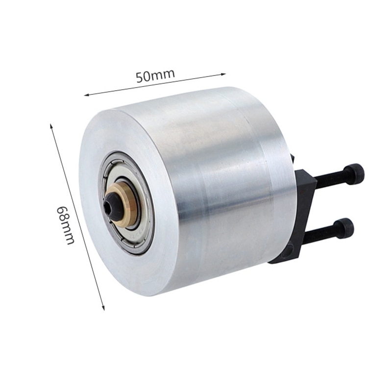 Riem Grinder Wheelφ68X50mm Aluminium Legering 6301 Lager Driving Wheel Voor Schuren Machine Houtbewerking Diy Tool