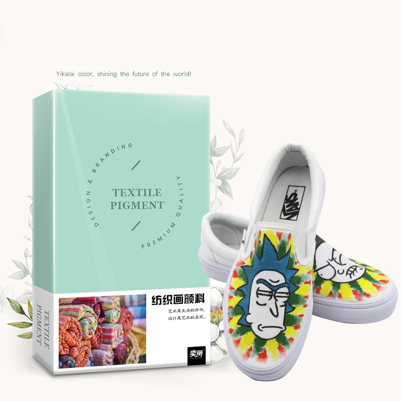 canvas paint hand-painted diy textile fiber pigment paint pigment paint set 12 color