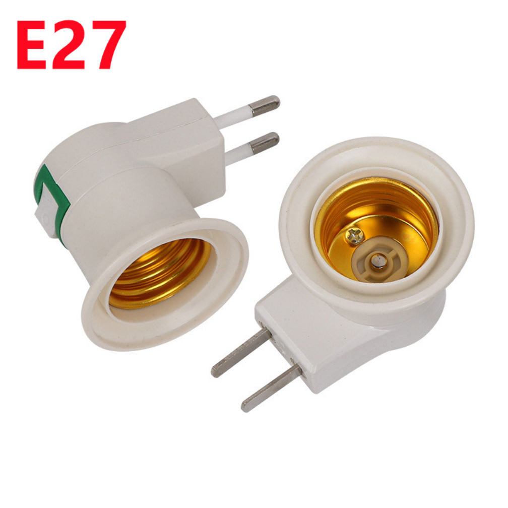 E27 LED-lichtfitting naar EU US-stekkerhouder Adapter Converter AAN/UIT Lamphouder Energiebesparende led-basis Lampvoet voor gloeilamp: 2G11