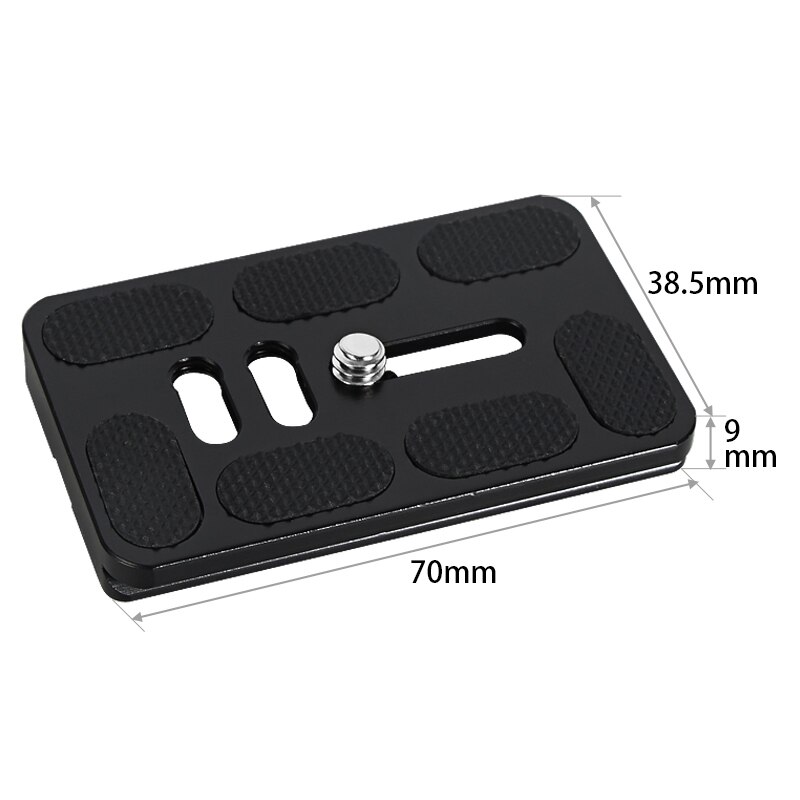 Statyw kamery płyta szybkiego uwalniania z 1/4 gwint aparat płyta montażowa nadaje się do lustrzanka arca Swiss z głowicą kulową statyw: pu70x38.5mm