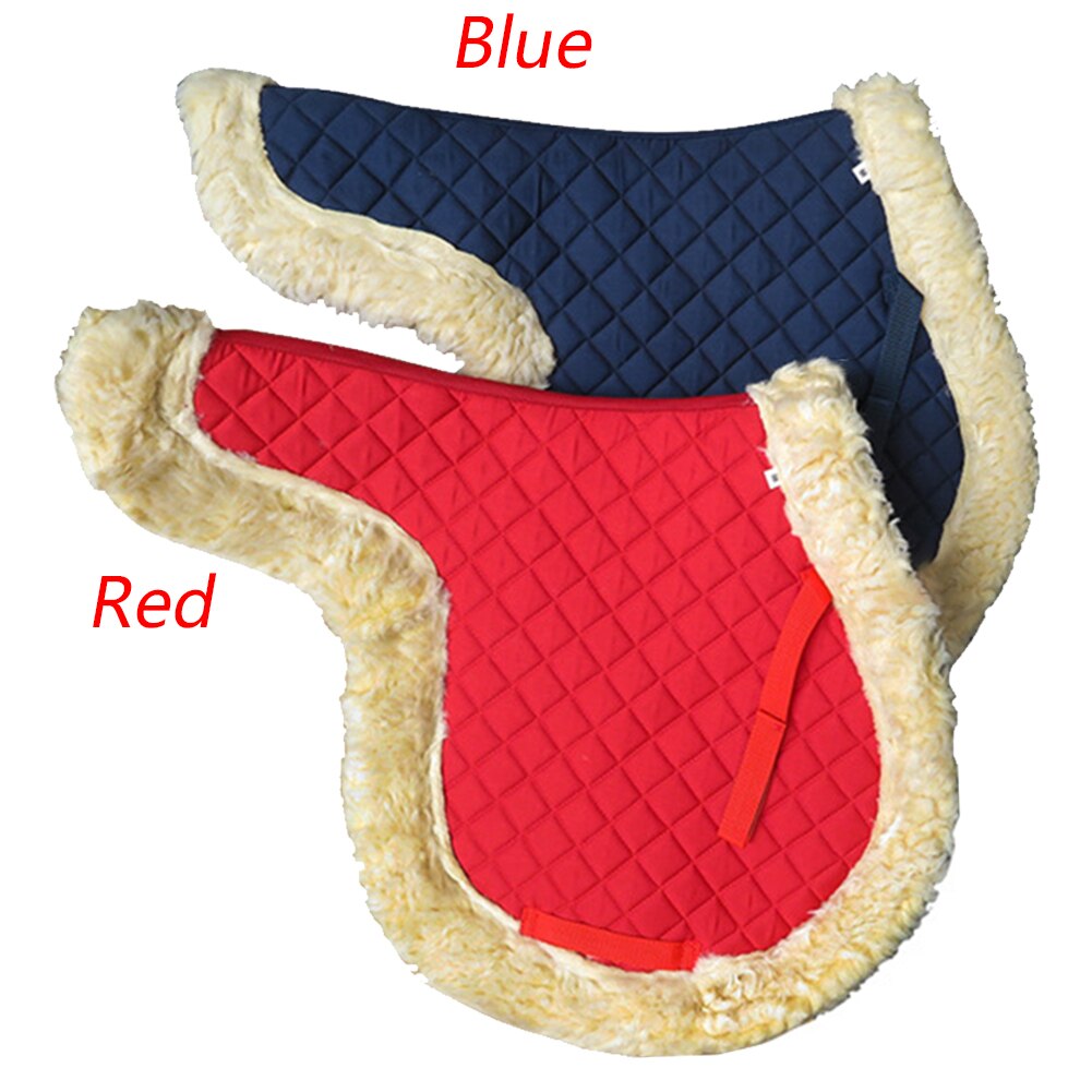 Tapis de selle de cheval équipement d'équitation couverture de siège partie de remplacement souple dos nu saut en plein air sport spectacle fournitures équestres