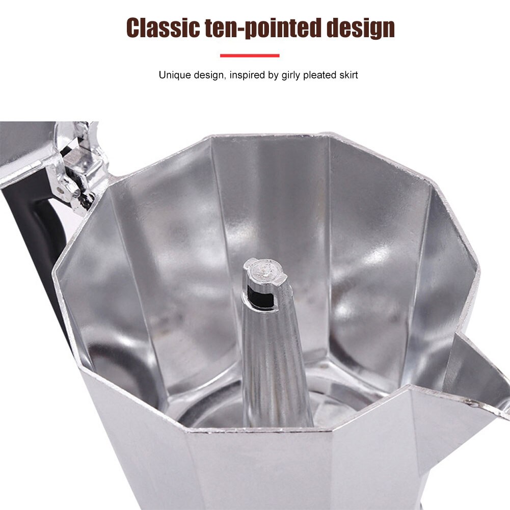 Aluminum Stovetop Coffee Maker Tools Pot Coffee Maker Moka Percolator Pot Mocha Espresso Percolator Coffee Kettle