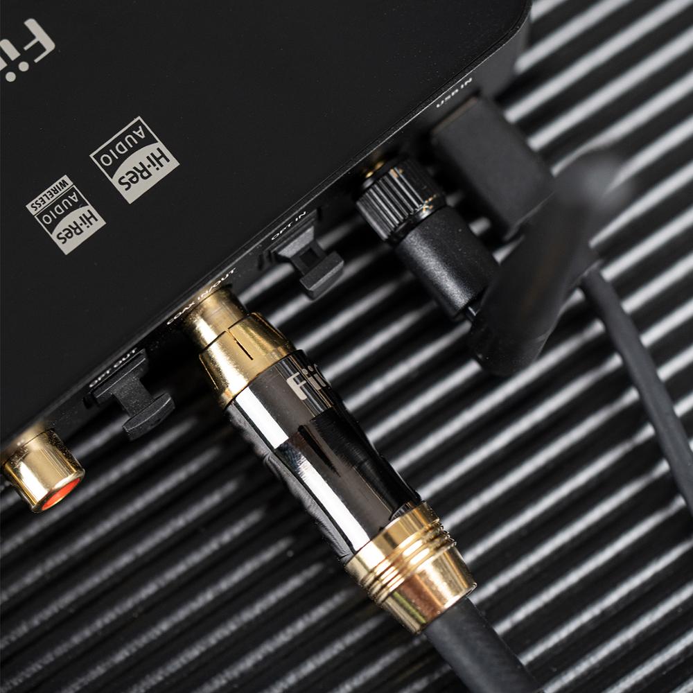 Fiio LR-RCA1 RCA Gold-plated Digital Coaxial Audio Cable for BTA30 K5 PRO LR RCA1 with 50cm Metal RCA Plug