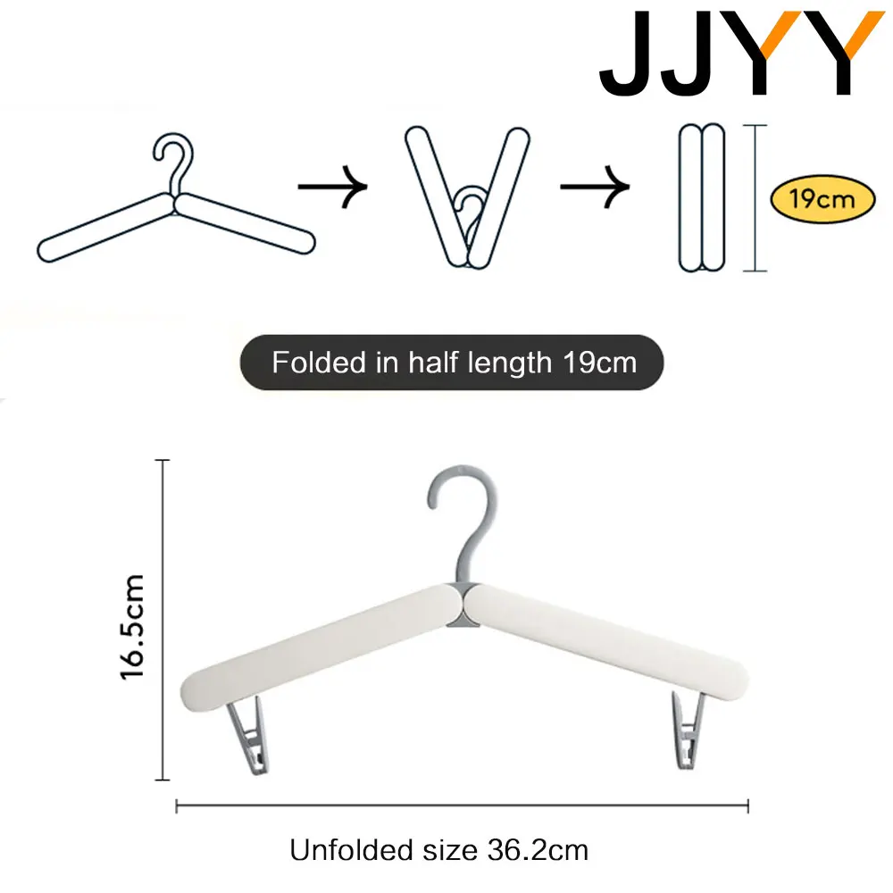 Mini Folding Clothes Rack Portable Telescopic Drying Rack for Travel Household No Trace Hanging Clothes Storage Solution