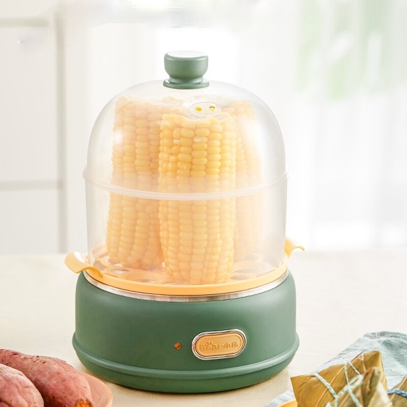 360W Egg Boiler Electric Egg Cooker Steamer Poacher Multifuctional Corn Milk Heating Breakfast Machine Bear/ZDQ-B14E8