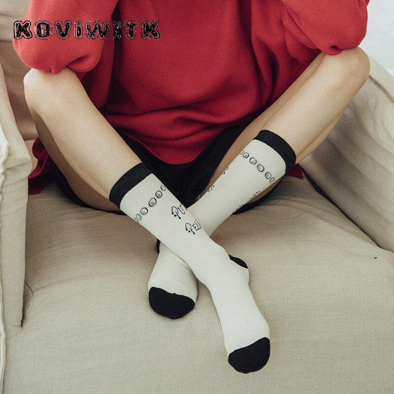 Calcetines de cebra para mujer, calcetín a rayas de algodón sólido grueso ojos a la , calcetín corto informal de dibujos animados, calcetines de arte para mujer para invierno
