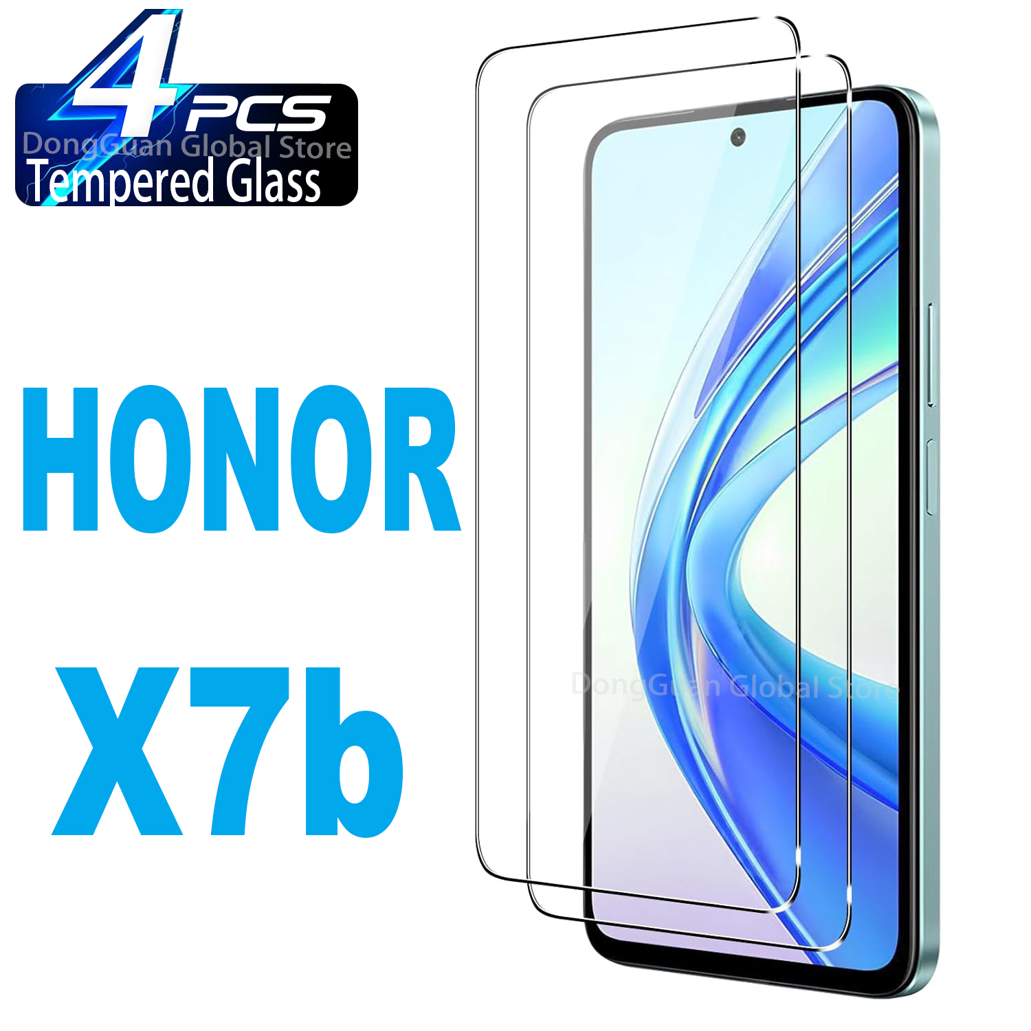 Verre trempé de 6,8 pouces pour film de protection d'écran HONOR X7b