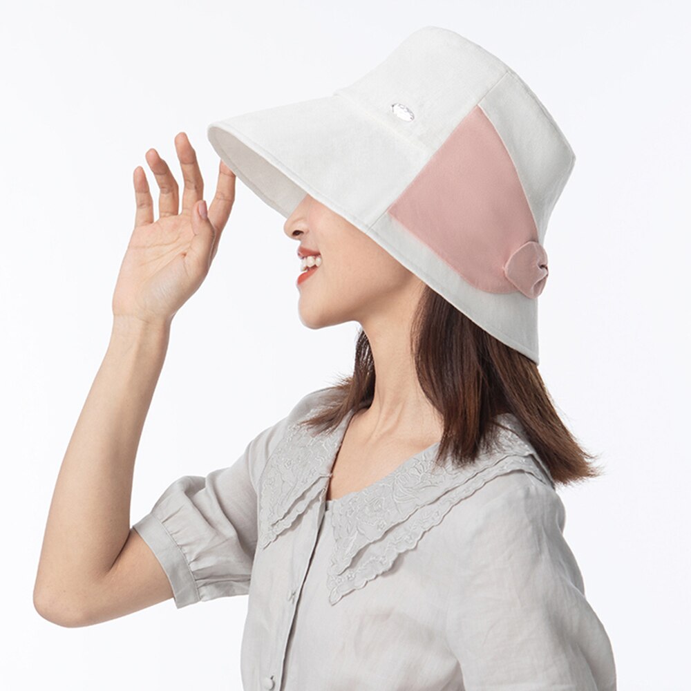 Ohsunny Zomer Vrouwen Zon Hoeden Grote Brede Rand Met Nek Flap Upf 50 + Zon Bescherming Verstelbare Opvouwbare Ademend Zachte zonnehoeden