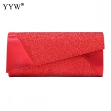 Women Evening Bag Party Banquet Glitter Bag For Women Red Silver Wedding Clutches Purse Sequin Shoulder Bag Bolsas Mujer