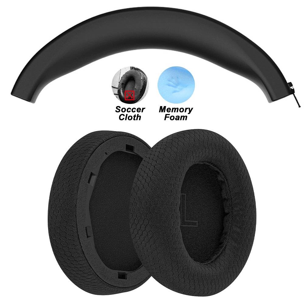 Kopfhörerpolster für Anker Soundcore Life Q30 Q35 Ersatz rosa Ohrpolster Kopfhörer Ohrenschützer Mesh Memory Covers Schwamm Protein: WHEAT
