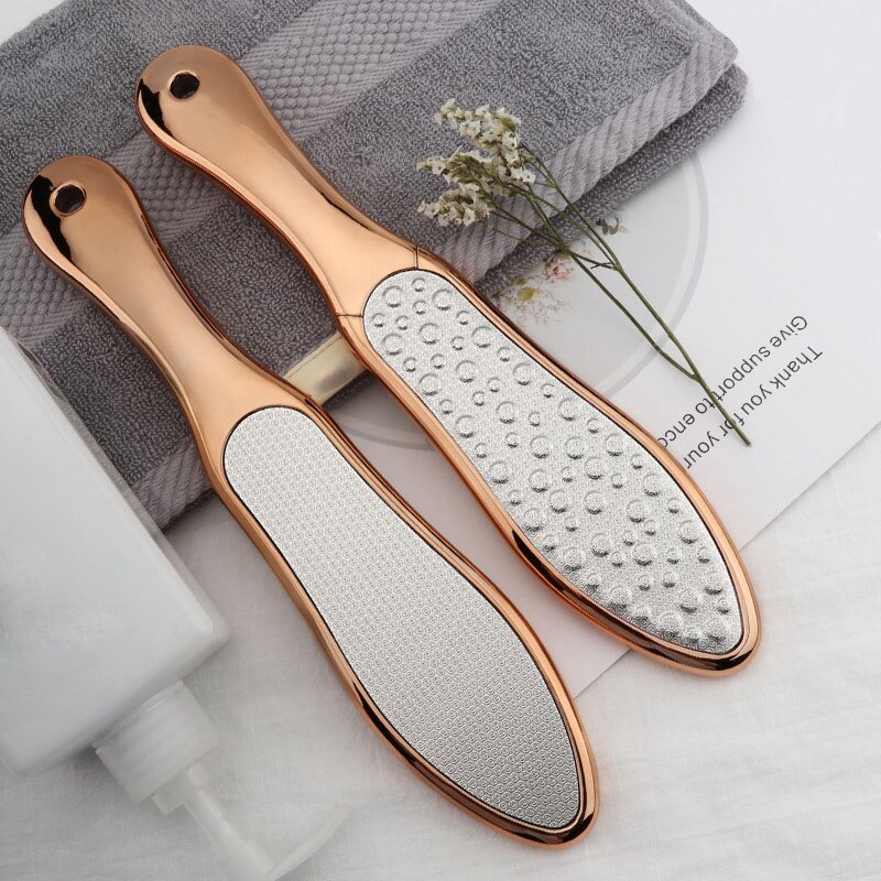 Pedicure Foot Care Tools Voet Bestand Raspen Eelt Dead Skin Remover Professionele Rvs Dubbele Kanten Bestanden