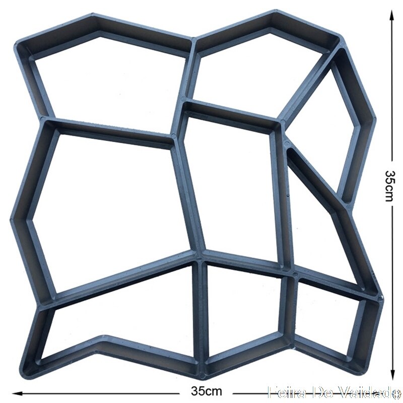 Concrete Molds Path Maker Mold DIY Reusable Concrete Paving Mold Cement Brick Mold Stone Garden Floor Road Garden Path Maker: H02