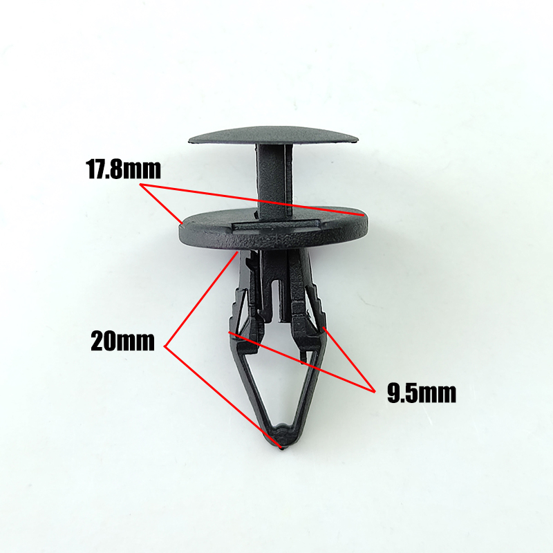 50 Uds. Mandril de parachoques guardabarros Panel embellecedor Clips para Ford Focus Kuga Ecosport Escape Explorer Mondeo Galaxy Fusion