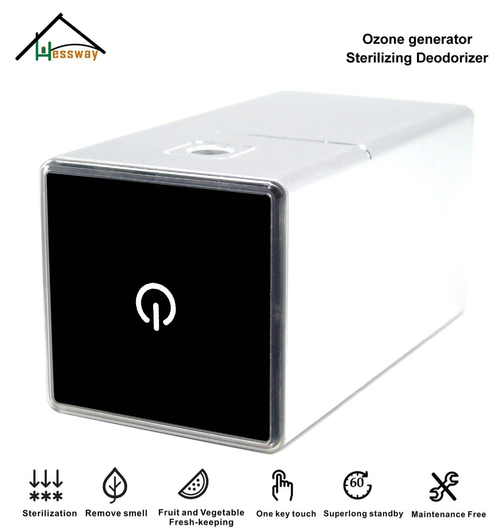 Draagbare Mini Ozongenerator Ionisator Luchtreiniger Steriliseren Deodorizer Met Auto Thuis Usb Batterij