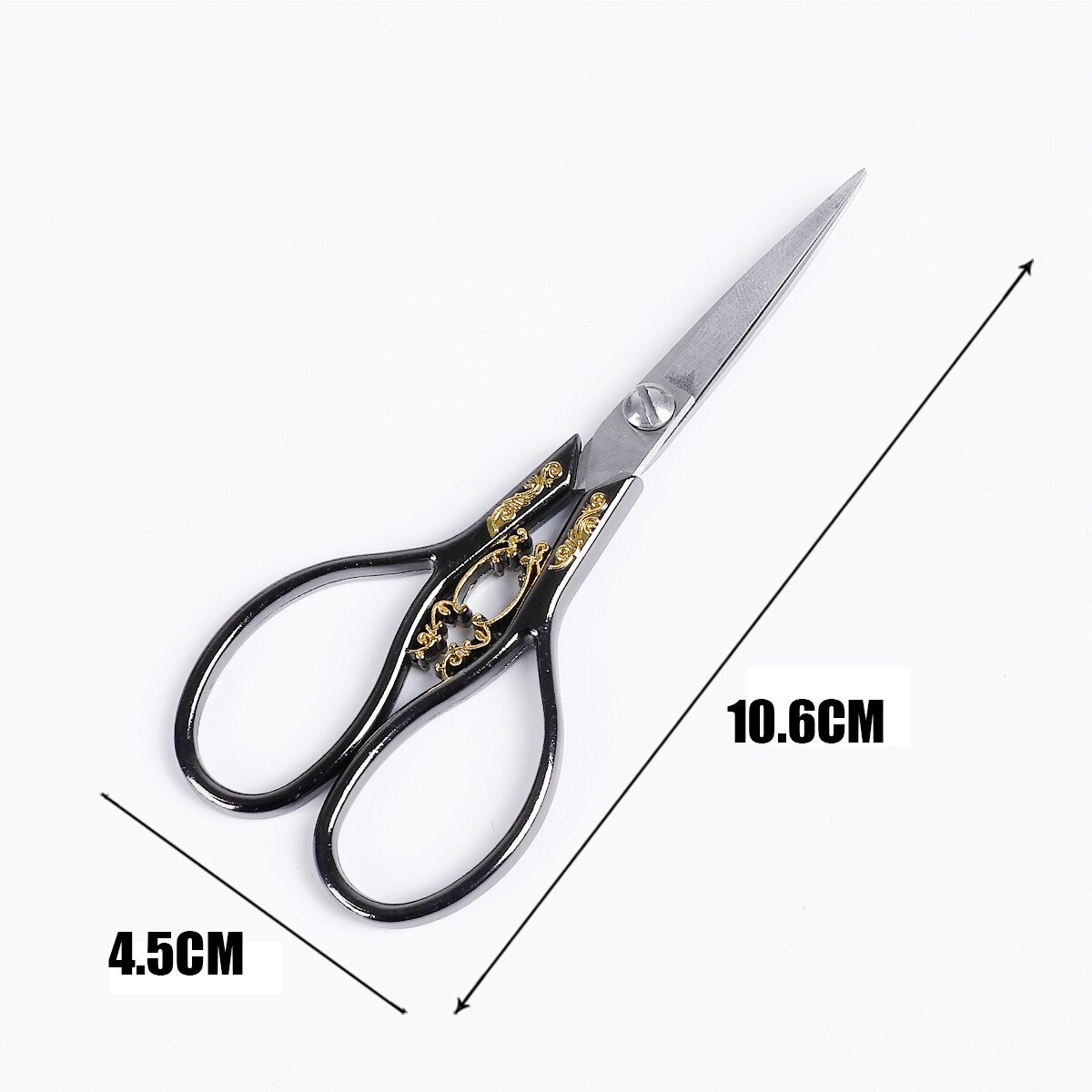 1pcs Exquisite Stainless Steel Antique Scissors European Retro Classic Craft Sewing Handicraft Scissor DIY Stitch Tools