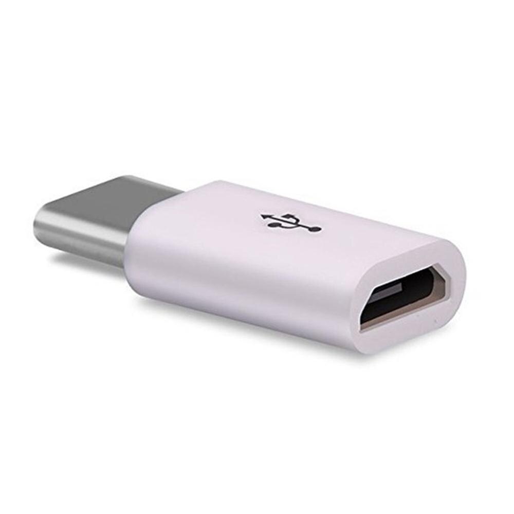 Universal usb 3.1 type-c stik til mikro usb han til hun konverter mini bærbar usb-c data adapter type c enhed android: Default Title