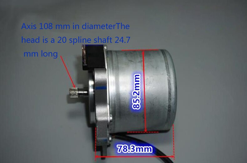 High-power low-speed brushless motor spindle 12V500W/600W electric vehicle, lathe, propeller, lawn mower motor