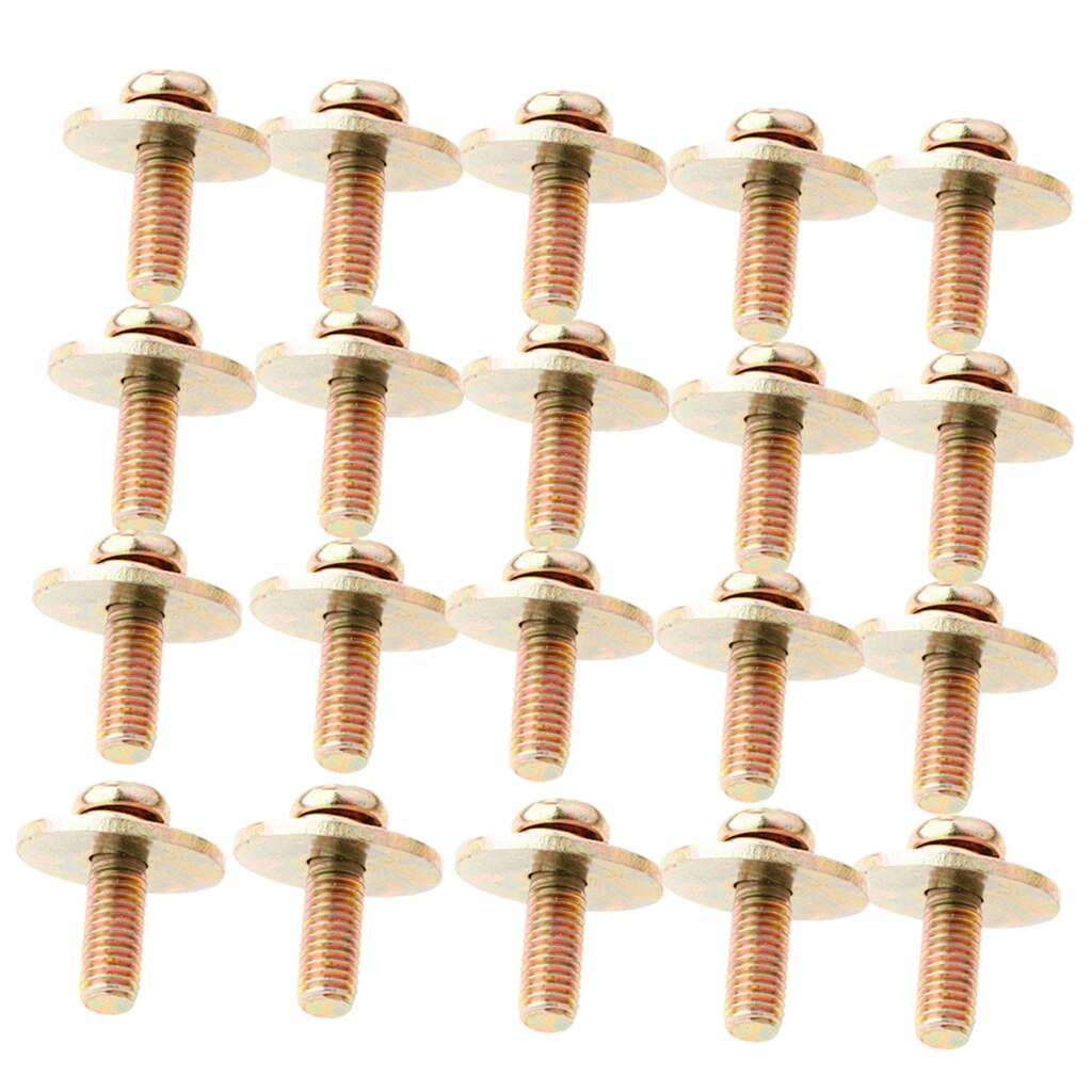 Pratique 20 pièces doré jeu de batterie griffe crochet vis 3x3x2 cm accessoire de Percussion pour tambour-player