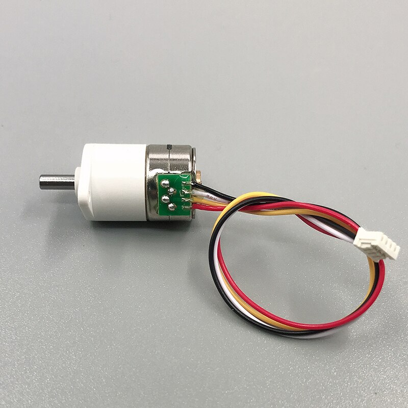 15mm -trinnsgirmotor  dc5v 6v 40 ohm 2- -faset 4- -tråds metallgirkasse trinnmotor med høyt dreiemoment med støvtett hus
