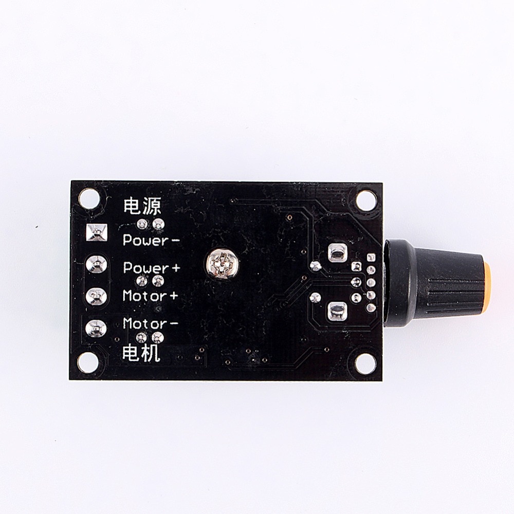 WALFRONT PWM DC 6-28V 3A Motor Speed Controller Regulator Adjustable Variable Speed Control Switch Fan DC Motor Governor Tools