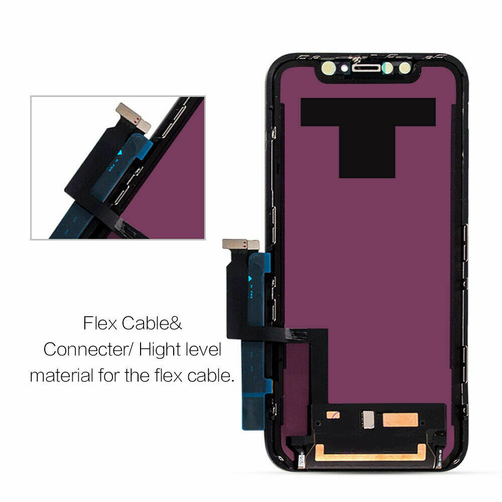 Lcd-skjerm med berøringsskjerm, digitaliseringsenhet, aaa++ oled-skjerm til iphone xr x xs max 11