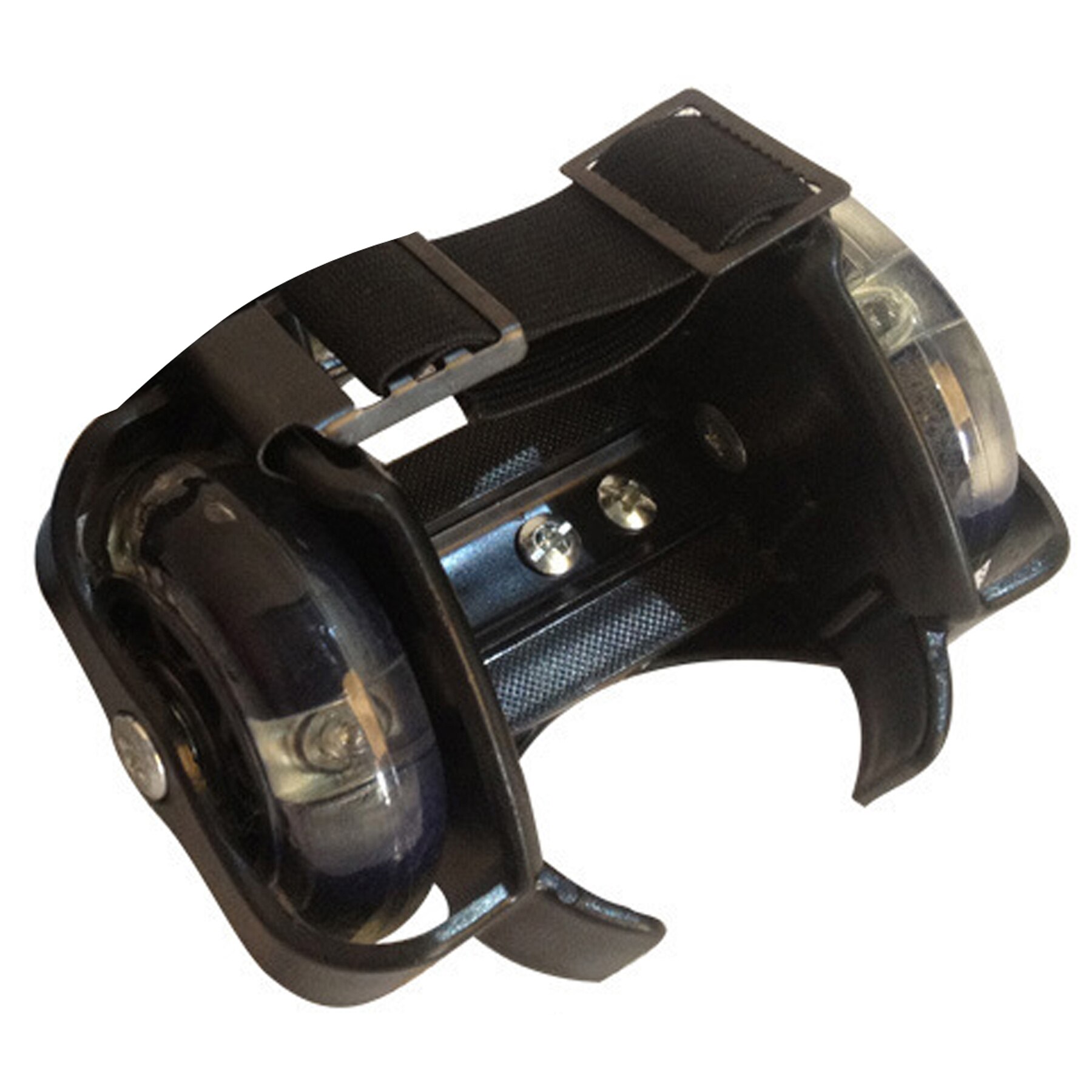 Flash wheel skate sko udendørs sport flash runaway pulley hjul flyvesko selvlysende hjul lys rullesko til børn: Sort