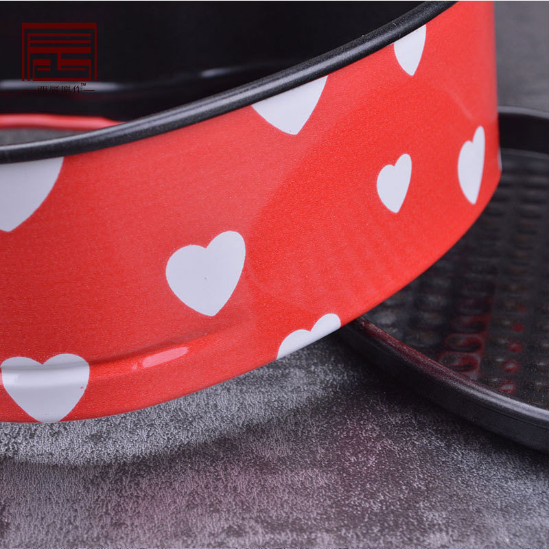 3pcs set Round Cake Tin Set Non-Stick Spring Form Loose Base Baking Pan Tray Metal Oven Baking Trays Cake Mold Tray Baking Dish