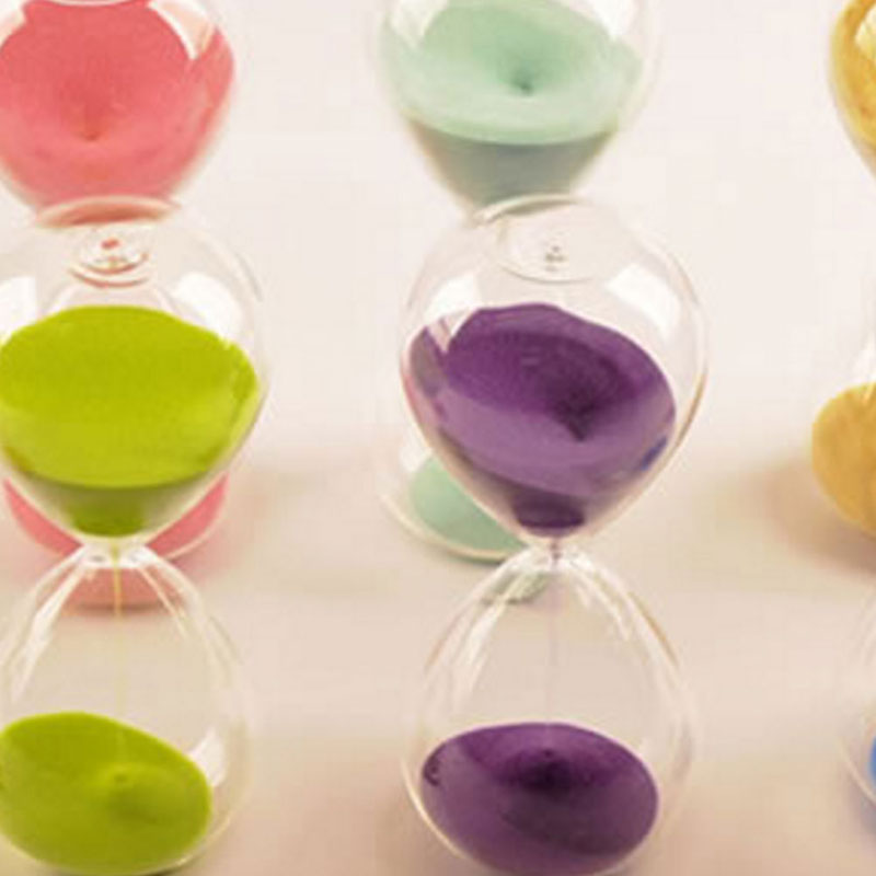 Reloj de arena de 5 minutos reloj de arena temporizador como decoraciones delicadas para el hogar