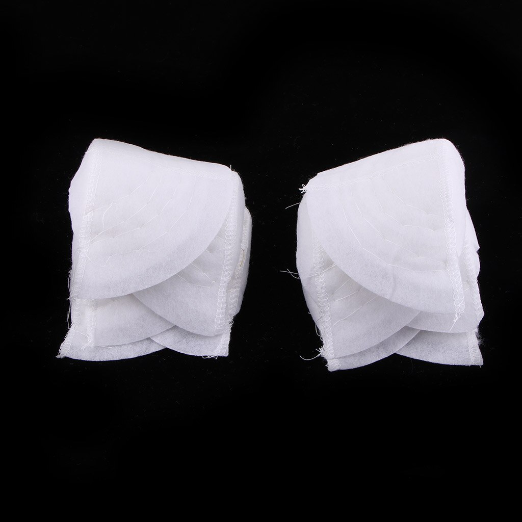 5 Pairs Of Cotton Shoulder Pads Dimensionally Stable Half Moon 40mm Thick, To