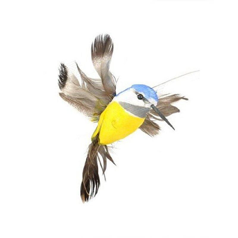 RCtown Funny Solar Toys Flying Fluttering Hummingbird Flying Powered Birds Random Color For Garden Decoration zk15