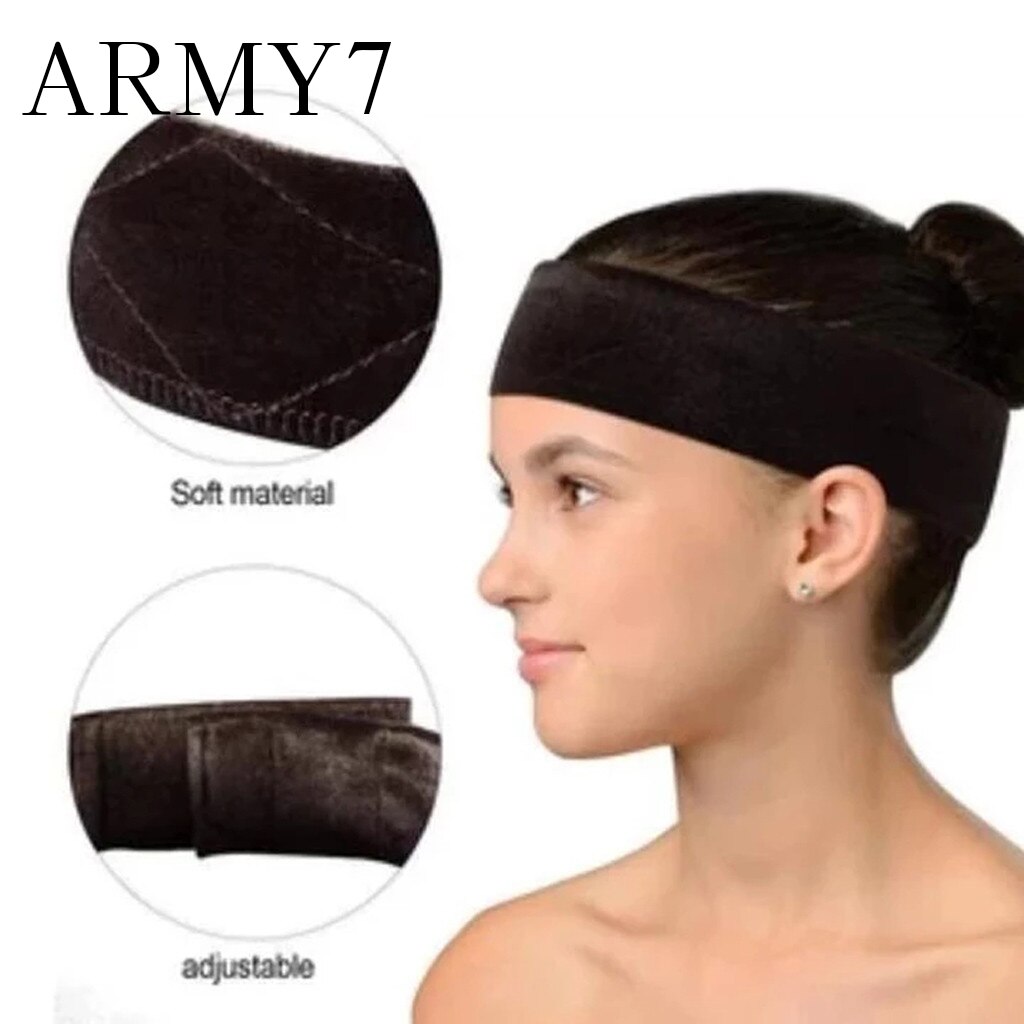 Elastische Pruik Hoofdband Multifunctionele Antislip Hoofd Wrap Met Fluwelen Pruik Haarband Vaste Anti-Slip haar Houder Thuis Slaap Hoofddeksels
