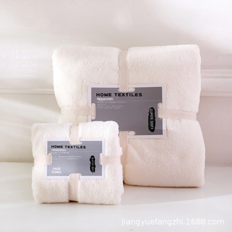 Serviette de bain en microfibre à séchage rapide | Serviette de bain de plage en coton de , grande serviette de bain douce et absorbante: WHITE / 1Bath towel 70x140cm