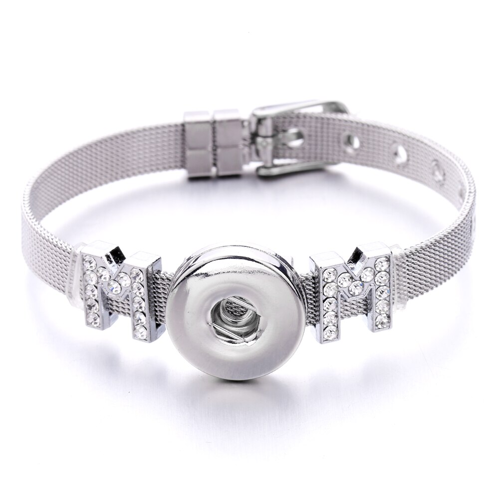 Verschillende Stijlen 20Mm 18Mm Drukknoop Bangle Diy Sieraden XH4007: S198