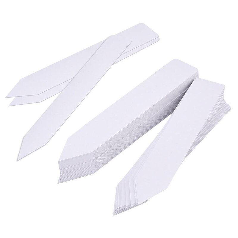 500 PCS 1 Inch X 6 Inch Plastic Plant Tags Large Garden Nursery Labels Garden Stake Tags