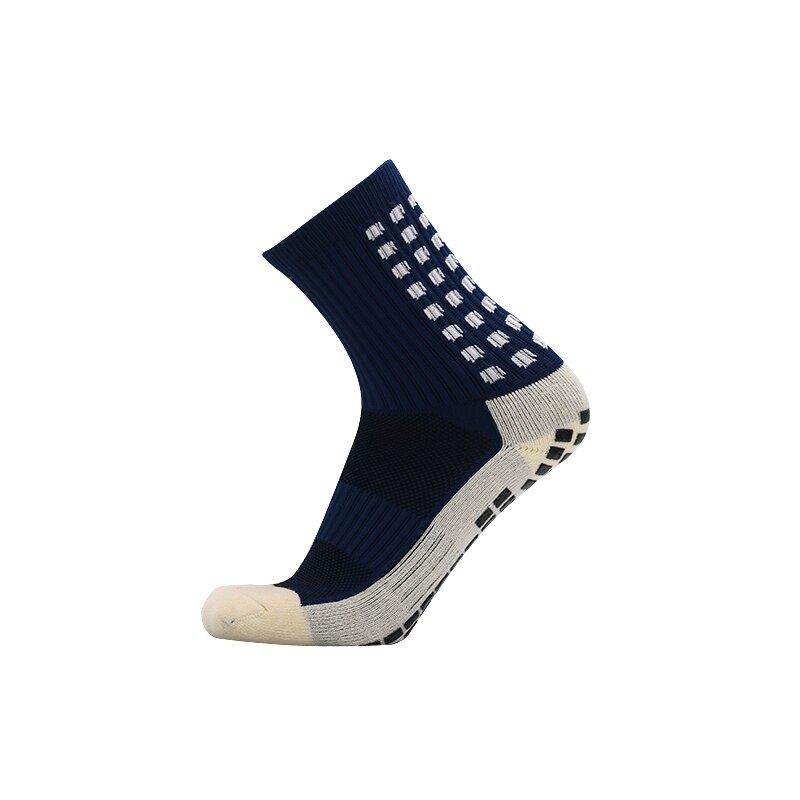 Deporterer nuevos calcetines de fútbol antideslizantes algodón fútbol greb calcetines hombres calcetines (el mismo tipo que el tru: Sort